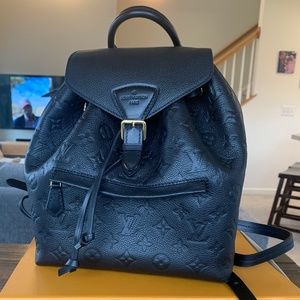 Louis Vuitton Montsouris Backpack NM Monogram Empreinte Leather PM